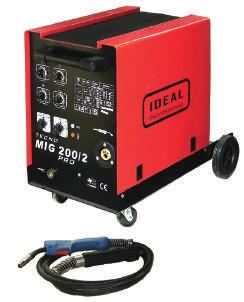 PÓŁAUTOMATY SPAWALNICZE MIG/MAG TECNOMIG 195 PRO TECNOMIG 200/2 PRO TECNOMIG 220/3 PRO AC.GENBOX zastosowań warsztatowych.