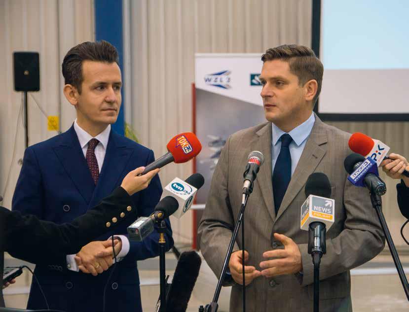 Centrum Kompetencyjnego Systemów Bezzałogowych Statków Powietrznych w Wojskowych Zakładach Lotniczych Nr 2 S.A. w Bydgoszczy.