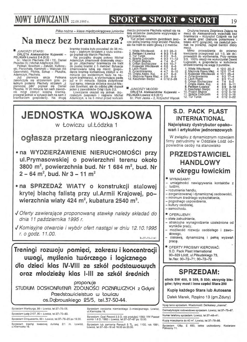2 OG OSZENIA odb dzie si w Zespole Szk nr 5 w Jarocinie, ul. cie trwania 10-minutowej rozmowy s trzy protokoy - mwi Waszak. Romantyczna randka okae si du niespodziank. Prezentacja podsumowujca projekt Zagroenie dla uczniw Gimnazjum w Birczy ze wzgldu na brak Nr 12 (1015) 26 marca 2010 ISSN X Cena 2,80 z Nr indexu