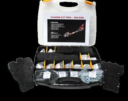 TUNING KIT PRO ( 162838) Tuning Kit oferuje możliwość dopasowania wysokości wiązania do indywidualnych potrzeb zawodników.