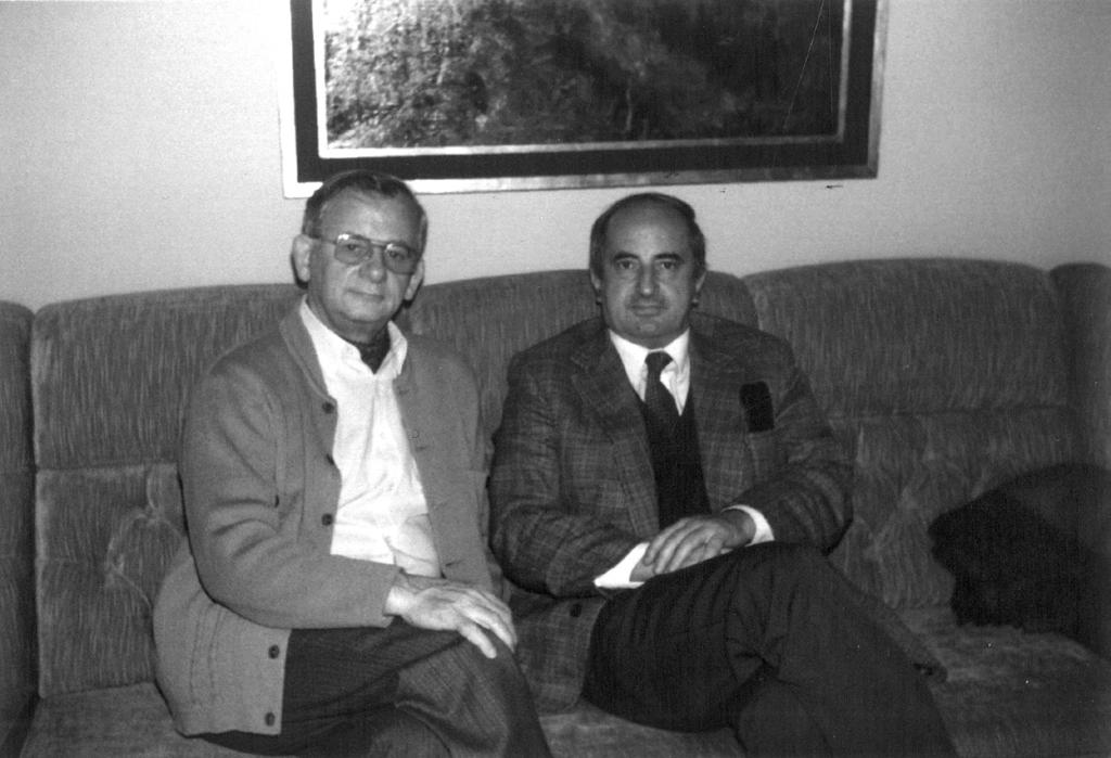 Michał Pabiszczak, Andrzej Kierzek 69 Gabriel Bűttner z prof. Zygmuntem Szmeją w swoim domu w Eschweiler (ok. 1980 r.