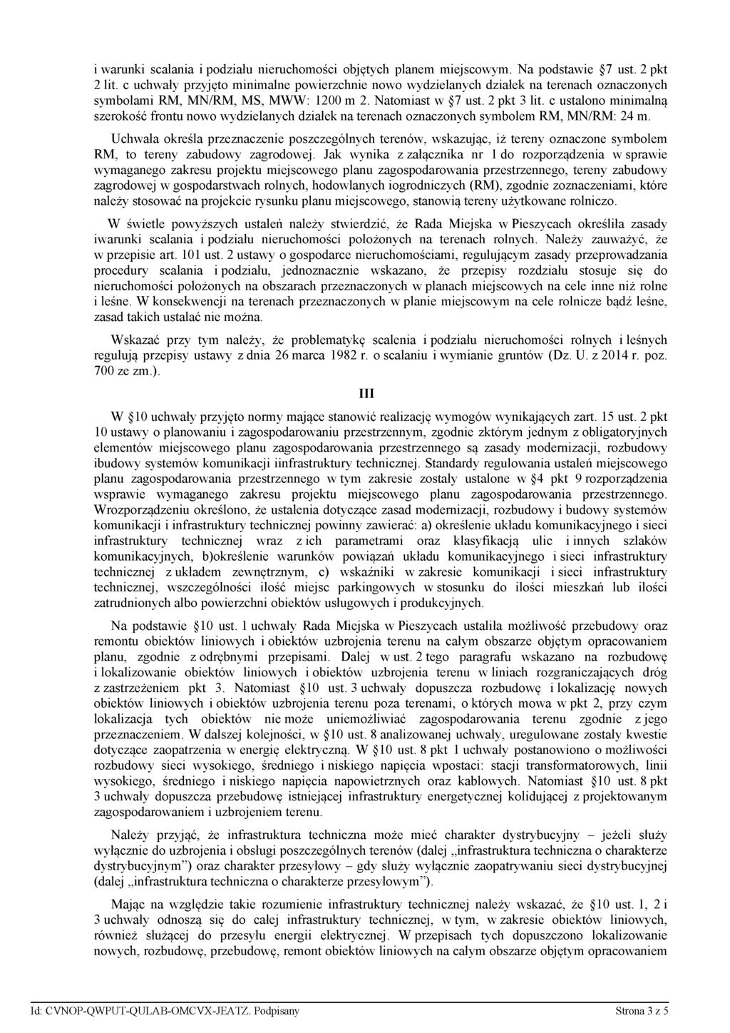 1 warunki scalania i podziału nieruchomości objętych planem miejscowym. N a podstawie 7 ust. 2 pkt 2 lit.