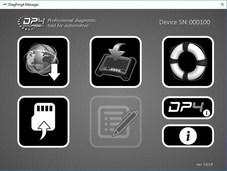 17. DIAGPROG4 MANAGER DIAGPROG4 MANAGER PROGRAM NARZĘDZIOWY DIAGPROG4 MANAGER łączy urządzenie DiagProg4 z komputerem, ułatwiając synchronizację danych pomiędzy urządzeniami.