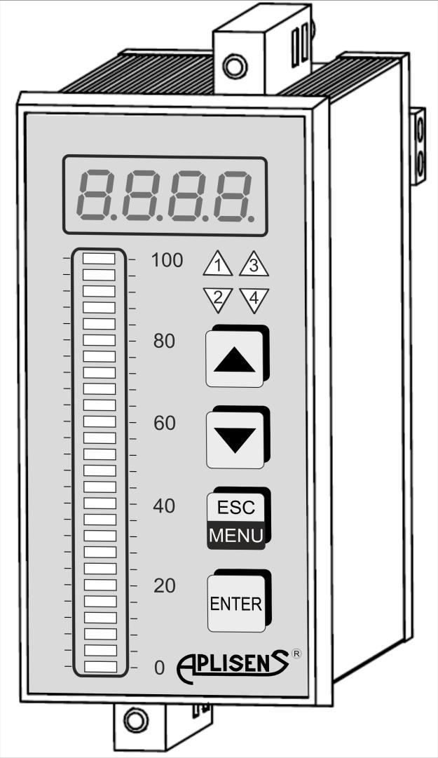 SIERPIEŃ 2018 INSTRUKCJA OBSŁUGI Programowalny miernik PMS-970 Firmware: od v.5.00 APLISENS S.A., 03-192 Warszawa, ul.