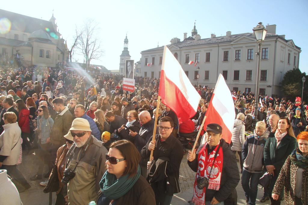 wzięli udział w obchodach Święta Niepodległości w Kielcach 1 11 listopada 2018 Ojczyzna jest owocem miłości pokoleń.