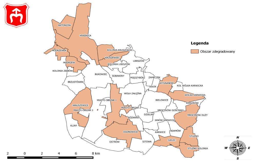 Dziennik Urzędowy Województwa Łódzkiego 27 Poz. 3470 km 2, co stanowi 45,3% powierzchni gminy i jest zamieszkiwany przez 11 995 osób, tj. 34,0% ogółu mieszkańców gminy.