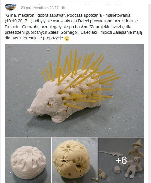 Podczas gdy dorośli z zapałem tworzyli makietę centralnej części miejscowości i