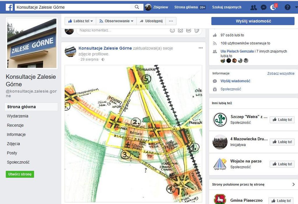 Podstawową platformę informacyjną stanowił specjalnie założony