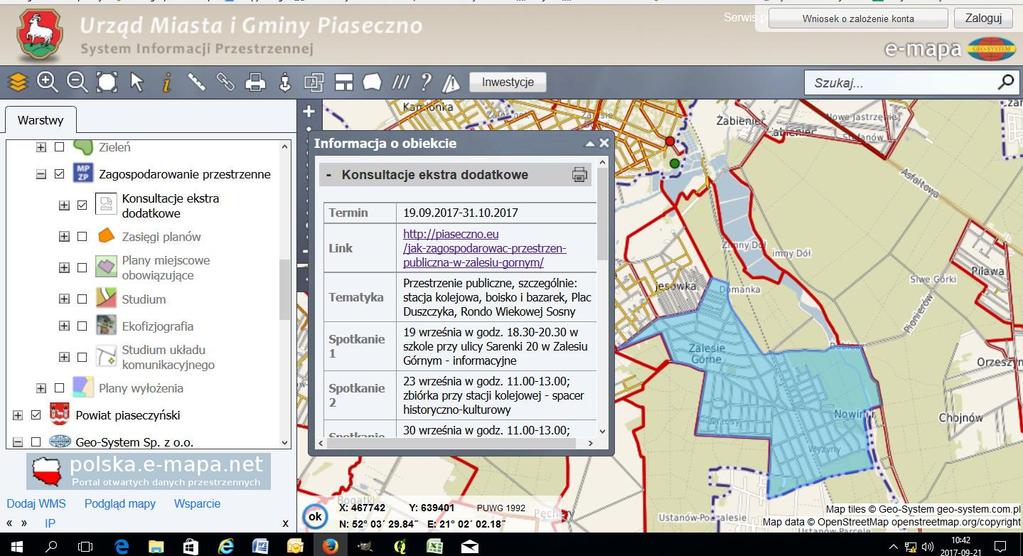 gorne Informacja o konsultacjach została też zamieszczona w