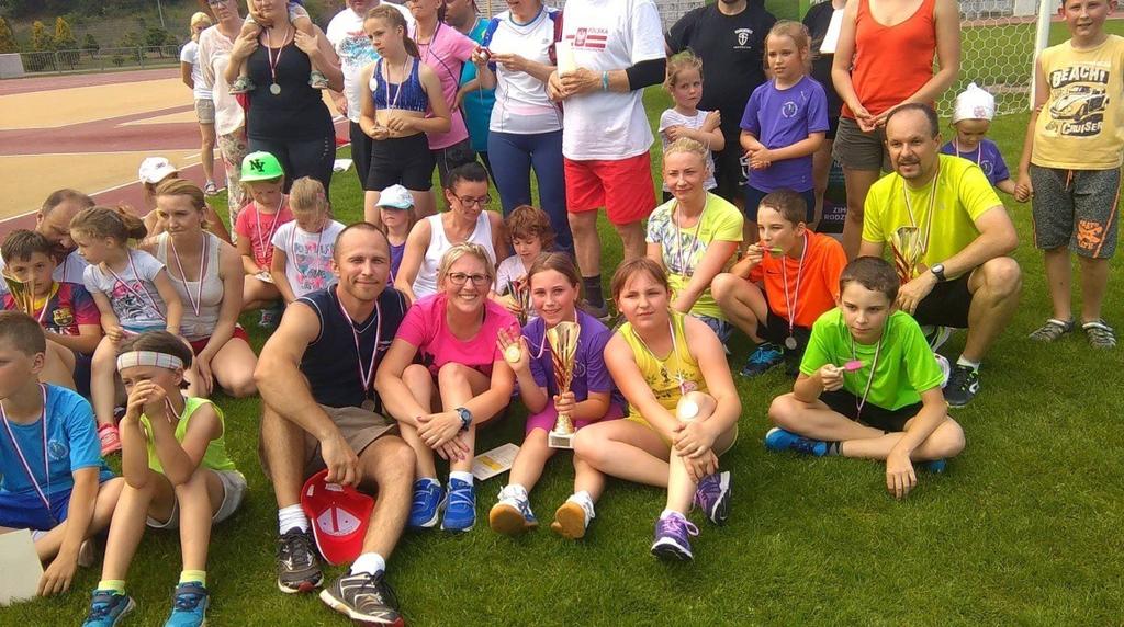 : 60m, skok w dal, bieg przez płotki, rzut piankowym oszczepem oraz vortexem (sprzęt dla najmłodszych z programu Lekkoatletyka dla