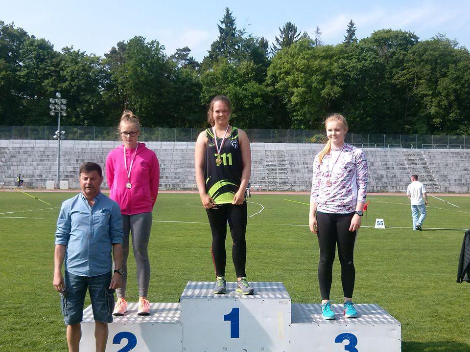 zdobył srebro w rzucie oszczepem -Kacper Szczygieł zdobył srebro w biegu na 200m.