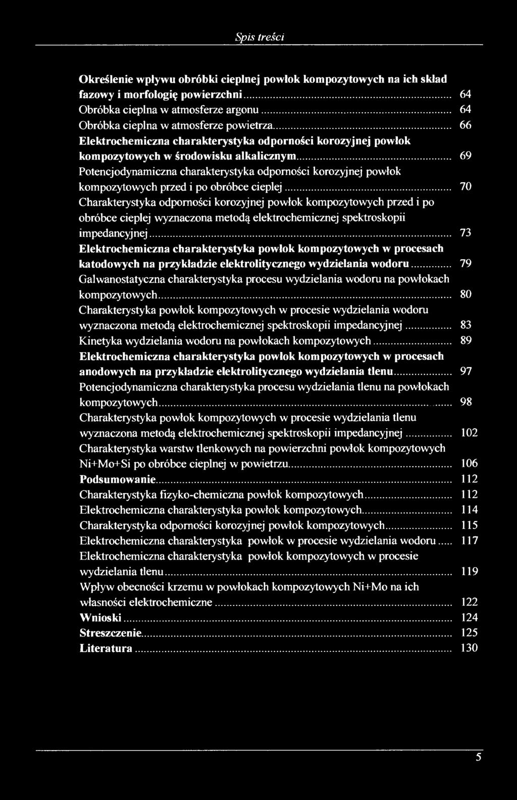 .. Potencjodynamiczna charakterystyka odporności korozyjnej powłok kompozytowych przed i po obróbce cieplej.