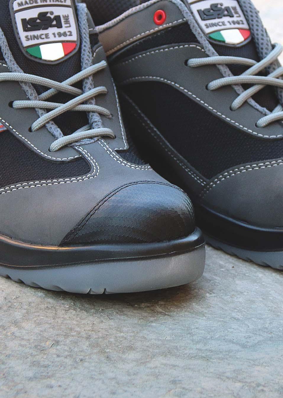 Wstawki ze stretchu większy komfort dla stóp Skórzana wkładka Saluber made in Italy Maksymalny komfort dla stóp INDUSTRIAL STARTER ISSA.