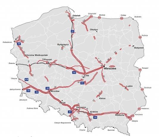 SIEĆ DRÓG W RAMACH SYSTEMU viatoll 3145 km dróg płatnych: 816 km dróg krajowych 1255 km dróg ekspresowych 1082 km autostrad 12.12.2015 Wyłączenie z systemu viatoll odcinka DK7 granica m.