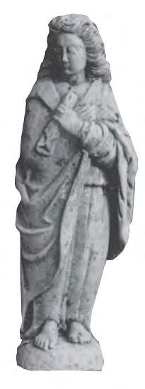 katalog strat [ rzeźba ] 48 49 48. AUTOR NIEZNANY Św. Jan Ewangelista, pocz. XVII w. Drewno, wys. ok.