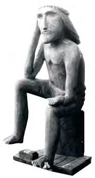 katalog strat [ rzeźba ] 35 36 35. AUTOR NIEZNANY Figura Chrystusa, XIX/XX w. Odlew, metal, wys. ok. 100 cm Kat. 10251 (PC01589) 35. AUTHOR UNKNOWN Figure of Christ, 19th/20th cent.
