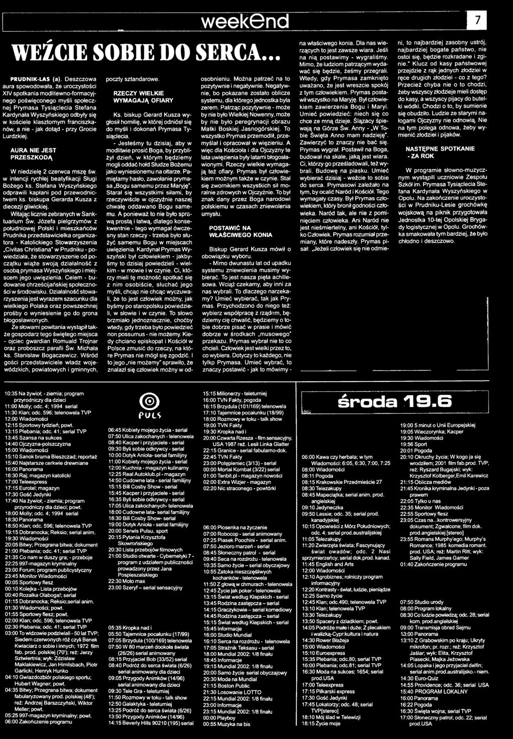wiodcej przez Pilzno do Krakowa i w podziaami, w duchu wartoci chrzecijaskich i z determinacj podejmuj Nie chodz na randki,. Wiadomoci - Gmina Brzostek