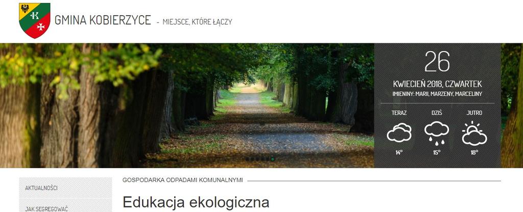 i edukacyjne włączyła w nie także podmiot odbierający odpady.