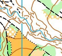 Mapa obejmuje północne stoki i podnóże góry Cichoń.