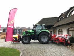 test Powermix na ciągniku Deutz-Fahr Agrotron 9340 TTV. Ciagnik został bardzo pozytywnie oceniony pod względem zużycia paliwa: 261 g/kwh, to o 12% niższe zużycie paliwa od średniej w tej klasie.