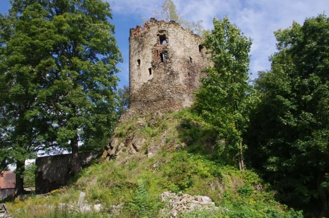 W 1793 roku, gdy właścicielem zamku był Fryderyk August Krzysztof von Üchtritz wybuchł pożar, który zniszczył w całości dachy oraz częściowo wnętrza.