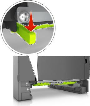 [x]-page jam, remove tray 1 to clear duplex. [23y.xx] OSTROŻNIE GORĄCA POWIERZCHNIA: Wnętrze drukarki może być gorące.
