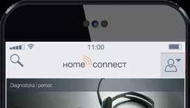 POZNAJ NIEOGRANICZONE MOŻLIWOŚCI HOME CONNECT Home Connect to aplikacja pozwalająca połączyć się za pośrednictwem internetu z urządzeniami marki Siemens.
