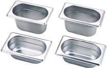 Pojemnik gastronomiczny GN 1/4 DYSTRYBUCJA I PRZECHOWYWANIE ŻYWNOŚCI 00010653 GNCH - 1/4-20 26,5 x 16,2 x 2 0,4 11,- 00010654 GNCH - 1/4-40 26,5 x