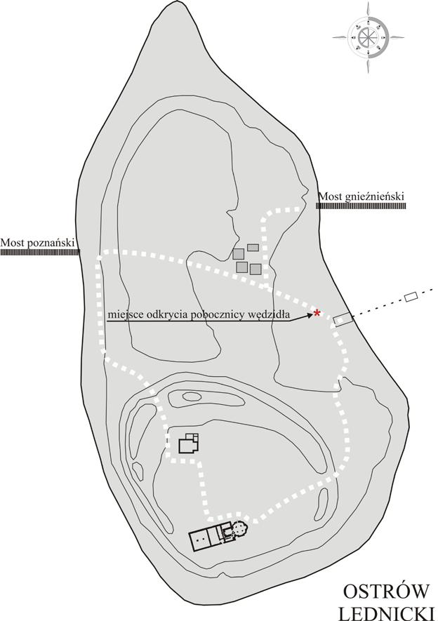 70 Studia Lednickie XVI (2017) Ryc. 1. Ostrów Lednicki.