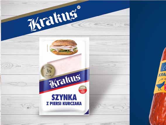 KIEŁBASA KRAKOWSKA Z KURCZAKA 400 G 52277738 8 99 z VAT 9.44 KRAKOWSKA Z SZYNKI 275 G 51868941 9 99 z VAT 10.49 SZYNKA DROBIOWA PLASTRY 100 G 20623088 3 89 z VAT 4.