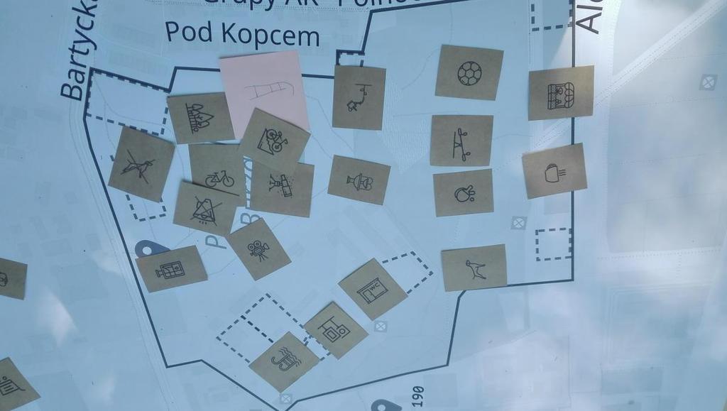 W ramach każdego punktu moderatorzy przedstawiali odwiedzającym proces badawczy oraz możliwości projektowe, a zachęcali do rozmowy na temat oczekiwań i potrzeb wobec przyszłego parku.