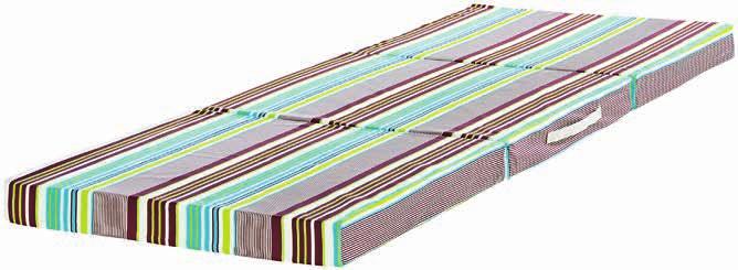 - 3341312 MATERAC SKŁADANY BASIC F15 Rdzeń z pianku poliuretanowej o gr.7 cm w poszyciu, które można prać. 65x185 cm 1 SZT. 45% 300.