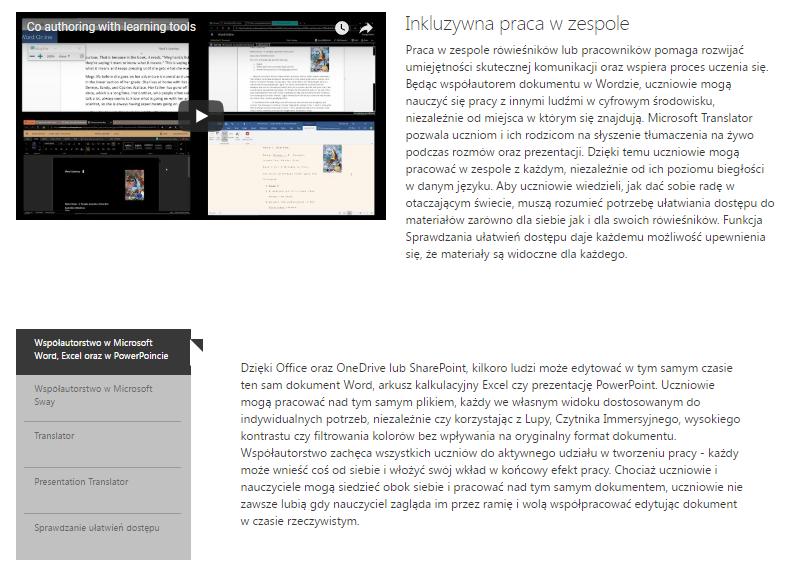 Wstęp do ułatwień dostępu i narzędzi edukacyjnych Dostosowywanie ułatwień dostępu w różnych aplikacjach Microsoft