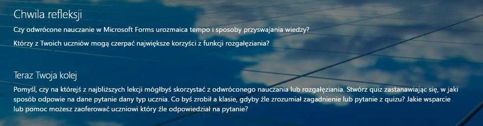 Po zakończeniu badania możesz skorzystać z wbudowanego systemu