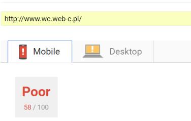 Korzystając z narzędzia Google Page Insights[14] sprawdzono także wydajno ć oraz poziom optymalizacji obu aplikacji pod względem objęto ci plików graficznych i kodu stron.