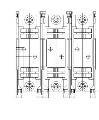 APARATURA ŁĄCZENIOWA 104 Adaptery przelotowe: RBK 00 RBK 1 140 32 37 15 7 8 84 140 32 37 15 7 8 84 R3 R3 WYMIARY RBK 50 10 212 197 60 26 ø13,5 26 17 60 30 ø14 30 ø14 102 85 20 48 102 85