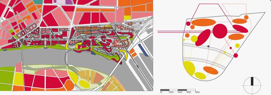 Obr. č. 10 Št. Zuzana Šobeková, Bratislavské nábrežie, ateliérový projekt IV.ročník, FA STU, 2008/9 Archív autora C) Bratislava, študentský projekt Zimný prístav (Katarína Valíčková), FA STU Obr. č.11 Št.