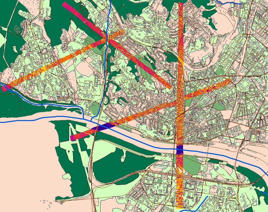 do vzdialenosti 200-500 metrov (Chang et al, 2007), mohol byť tento rozdiel ešte markantnejší (Aupark v Bratislave je v tesnom susedstve s pamiatkovo chráneným parkom Sad Janka Kráľa).