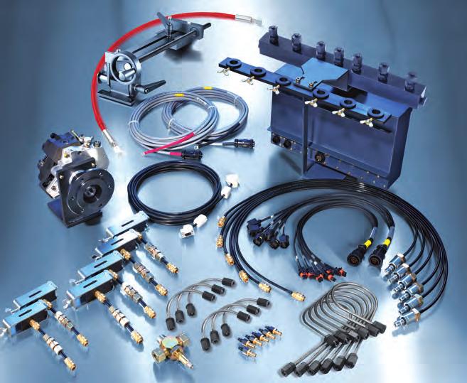 System Common-Rail: CRI 1 Bosch oraz zestaw podstawowy do wtryskiwaczy CR 1 Wtryskiwacze elektromagnetyczne Wyposażenie do stołu probierczego EPS 815/EPS 708 Zestaw testowy CRI 846 H Przystosowane do