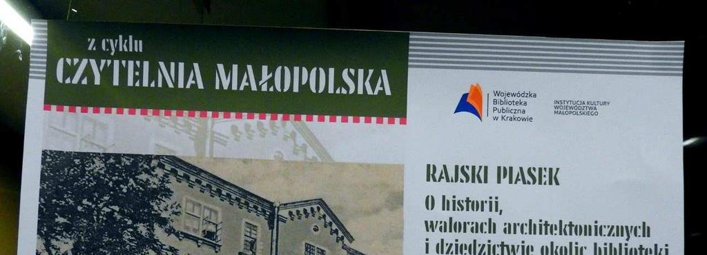151 Rajski Piasek spotkanie w Artotece WBP w Krakowie w dniu 06.03.2018 Relacja na żywo w Youtube https://www.youtube.com/watch?v=rg1kpe-cepm&feature=share Dziennik Polski 24 z dnia 14.03.2018. Artykuł Małgorzaty Mrowiec, ilustrowany moimi zdjęciami: Piękne stare chałupy znikają z krajobrazu Krakowa.