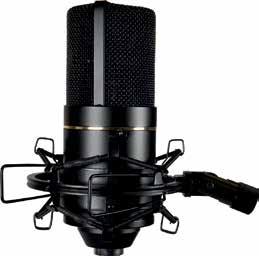 uchwytu radiowego do mikrofonów i kabla USB. Ramię sprężynowe o zasięgu 40 70 cm można montować do stołu lub nad lektorem.