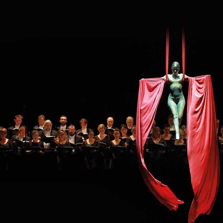 PROGRAM ARTYSTYCZNY I ZAKOŃCZENIE 24 SYMPOZJUM CARMINA BURANA Kompozytor: Carl Orff Prapremiera: Frankfurt nad Menem 8 VI 1937 Premiera polska (sceniczna): Łódź 1963 Przez jednych nazywane kantatami