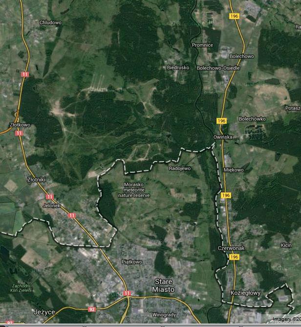 Przy wyborze terenu badań brany był pod uwagę specyficzny charakter prowadzonych eksperymentów związany z wieszaniem zwłok świni domowej.