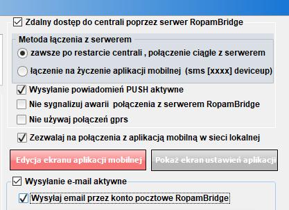 Dostęp aplikacją RopamNeo z internetu. Na obiekcie jest internet z dynamicznym adresem IP np. router LTE, internet kablowy lub centrala wykorzystuje GPRS.