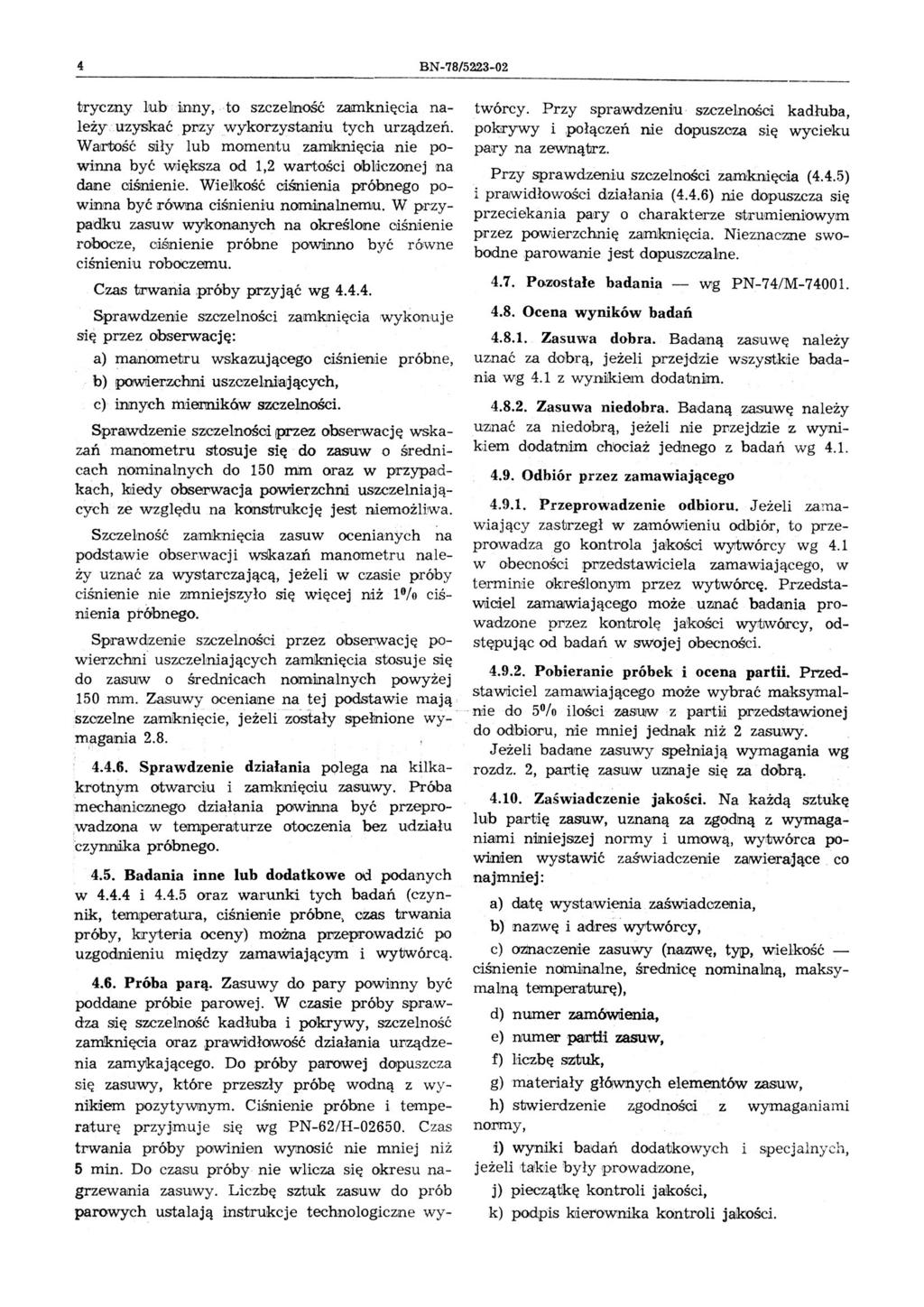 4 BN 7 8/522302 tryczny ub inny,. to szczemość zamknięcia naeży.. uzyskać pnzy.wykorzystaniu tych urządzeń.