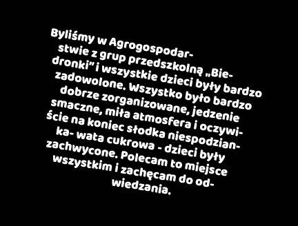 opiekunowie zachwyceni :) Na pewno kiedyś wrócimy! Dziękujemy!