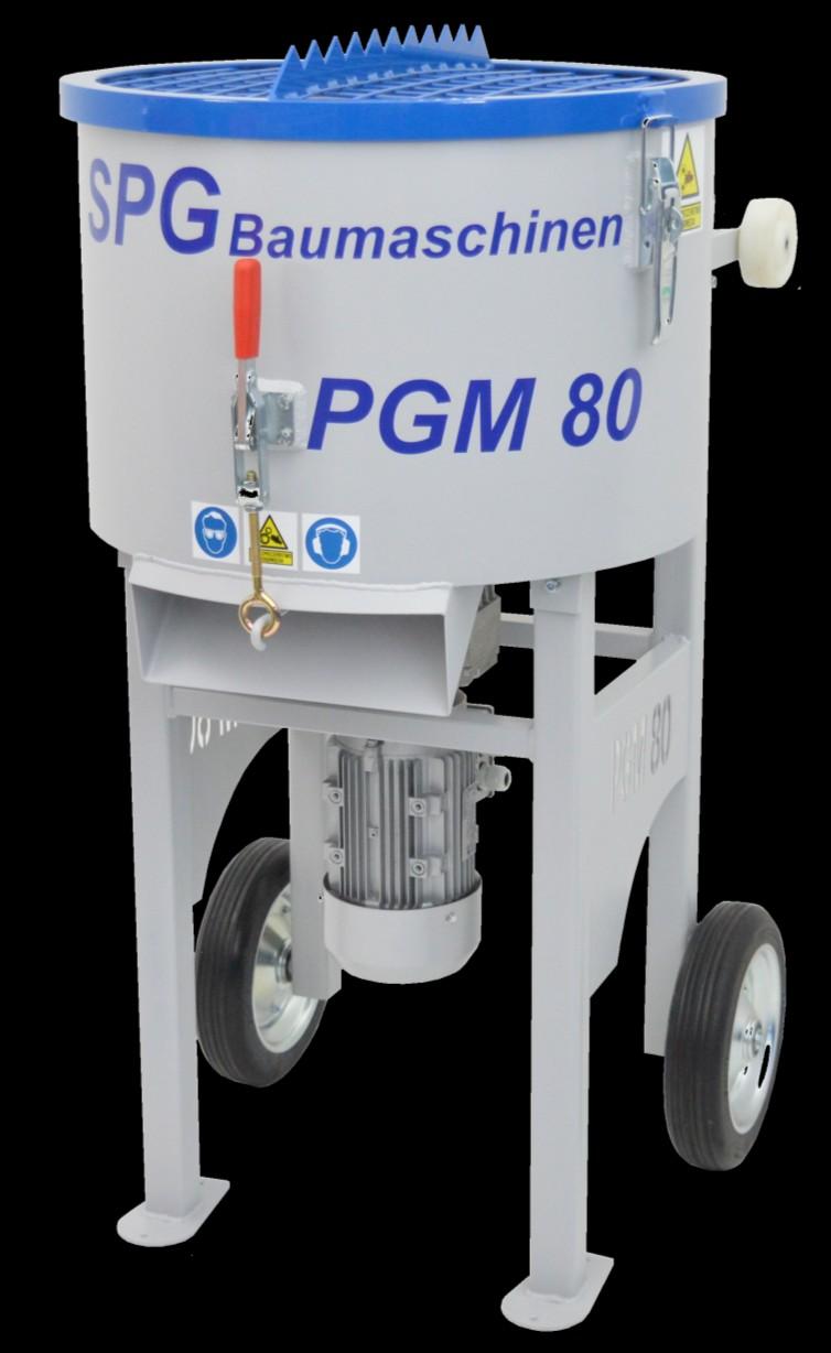 PGM80 PGM80 i PGM 80 plus mieszarki przeznaczone do zastosowań profesjonalnych (pracy ciągłej), służą do przygotowania praktycznie