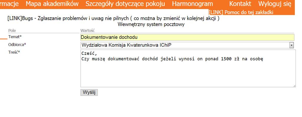 Jeżeli chcesz uzyskać informacje na dany temat lub pomoc np.