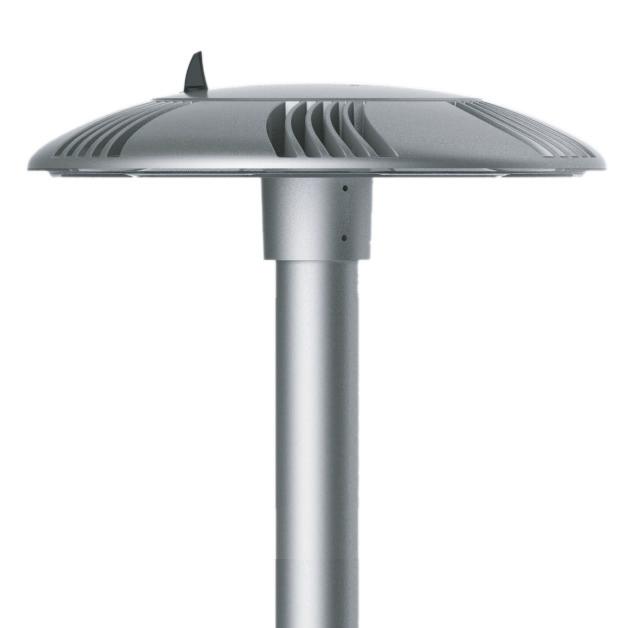 consumption and improve visual comfort for motorists, cyclists and pedestrians. Reliable, efficient, discreet and strong, the Kazu luminaire is supplied pre-wired for an easy installation.