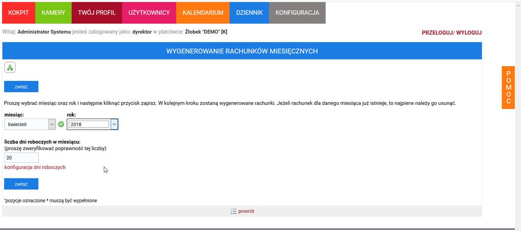 Dokumentacja (dużo oszczędności czasu, brak pomyłek, zgodność z RODO) automatyczne generowanie rachunków